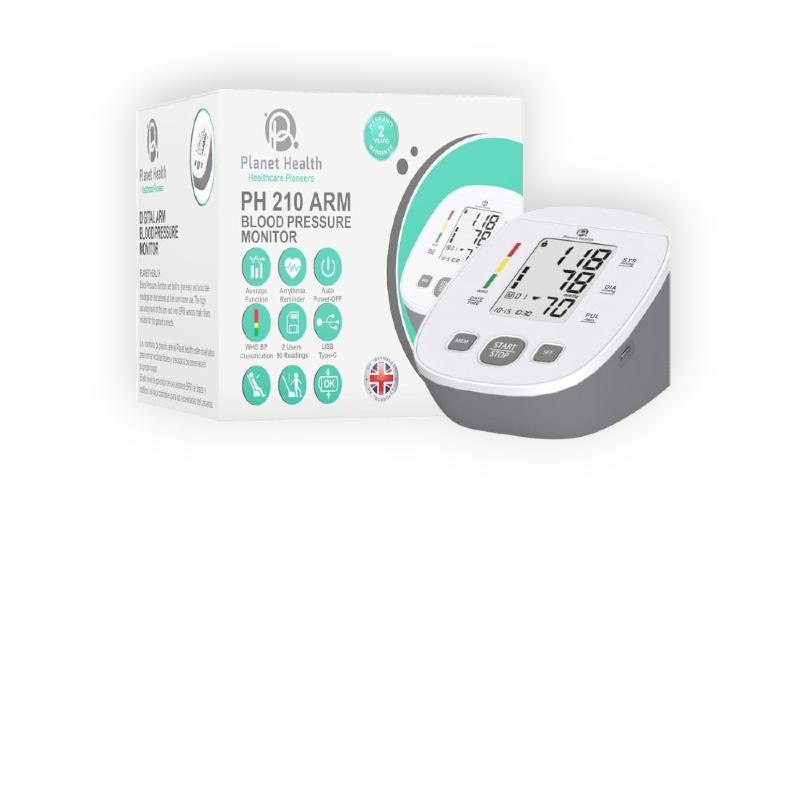 PLANET HEALTH PH 210 ARM BLOOD PRESSURE MONITOR