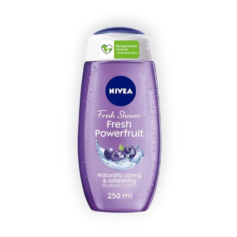 NIVEA SHOWER GEL (FRESH POWERFRUIT) 250ML