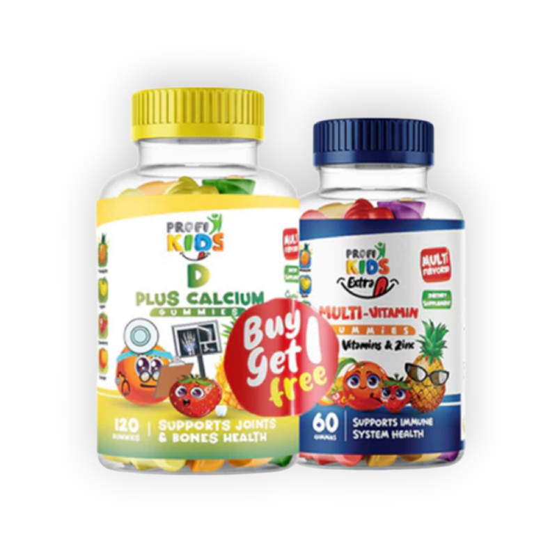 PROFI KIDS D & CALCIUM 120GUM +PROFI EXTRA 60G(FREE)