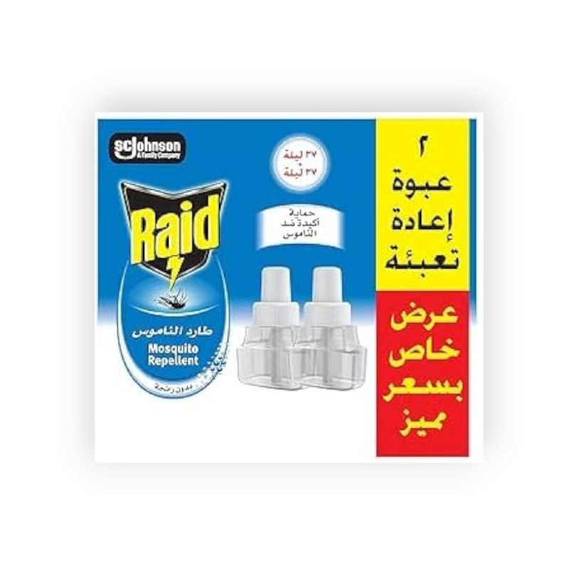 RAID LIQUID REFILLS 41ML 2 PCS OFFER