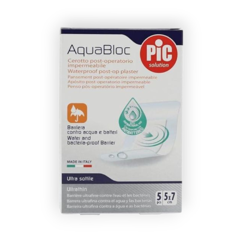 PIC AQUA BLOC PLAST ANTI-WATER&PACTERIA 5X7 5PCS