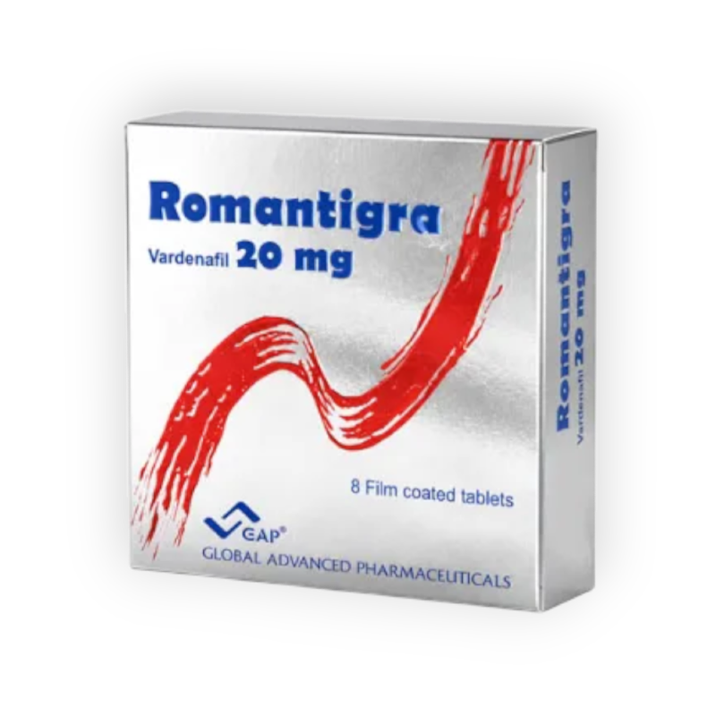ROMANTIGRA 20 MG 8 TAB
