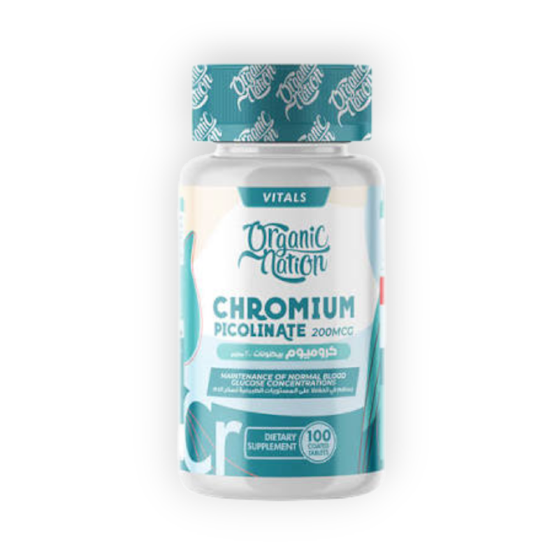 ORGANIC NATION CHROMIUM 100 CAP