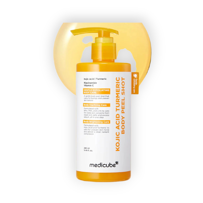 MEDICUBE KOJIC ACID TURMERIC BODY PEEL SHOT 280ML