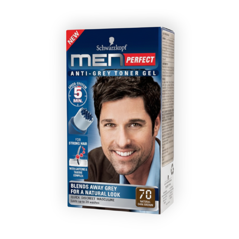 SCHWARZKOPF MEN PERFECT DARK BROWN 40ML