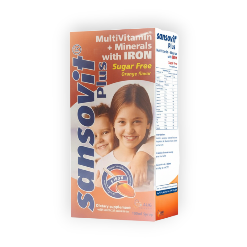 SANSOVIT PLUS SYRUP 160 ML ORANGE