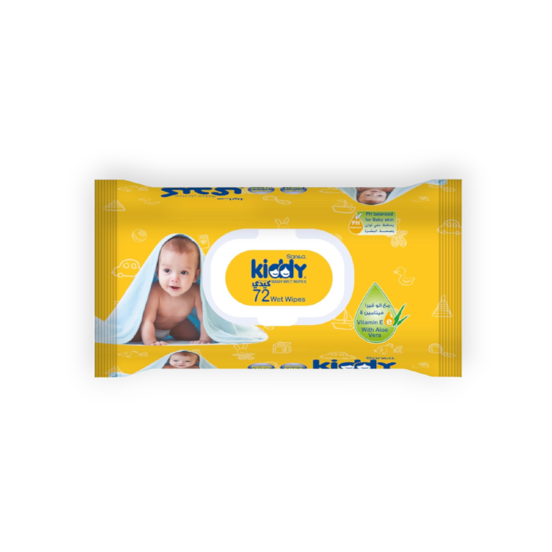 SANITA WIPES KIDDY BABY 72WIPES