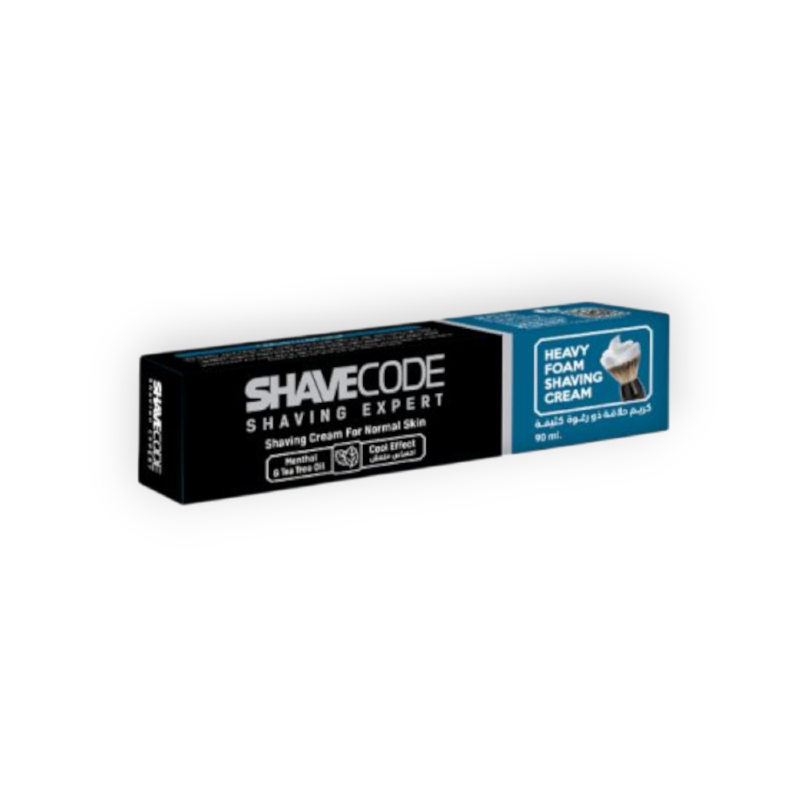 SHAVE CODE SHAVING CREAM NORMAL (MENTHOL) 90GM
