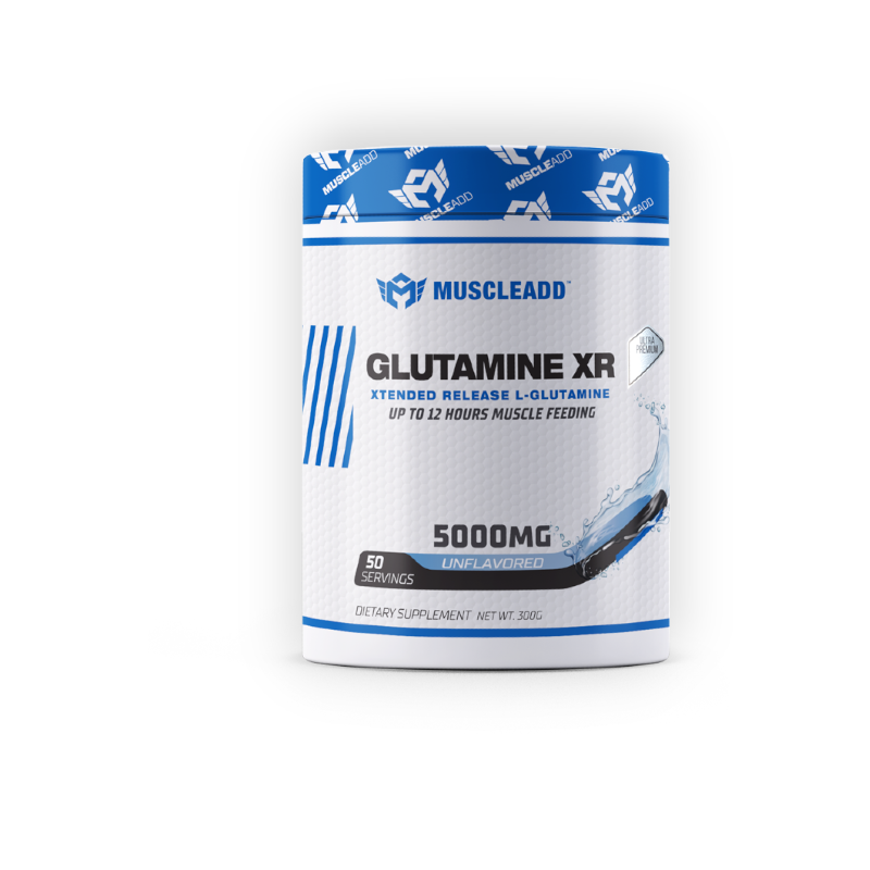 MUSCLE ADD GLUTAMINE XR POWDER 300MG