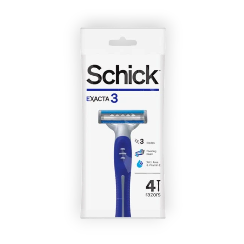SCHICK EXACTA 3 F MEN 4PCS