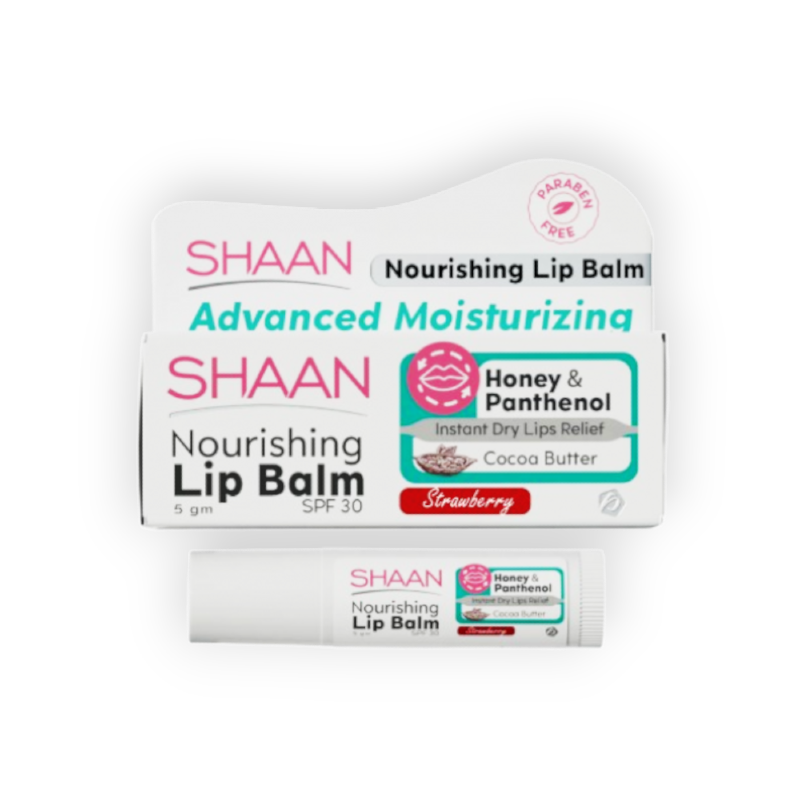 SHAAN LIP BALM ADVANCED MOISTURIZING (STRAWBERRY) 5GM