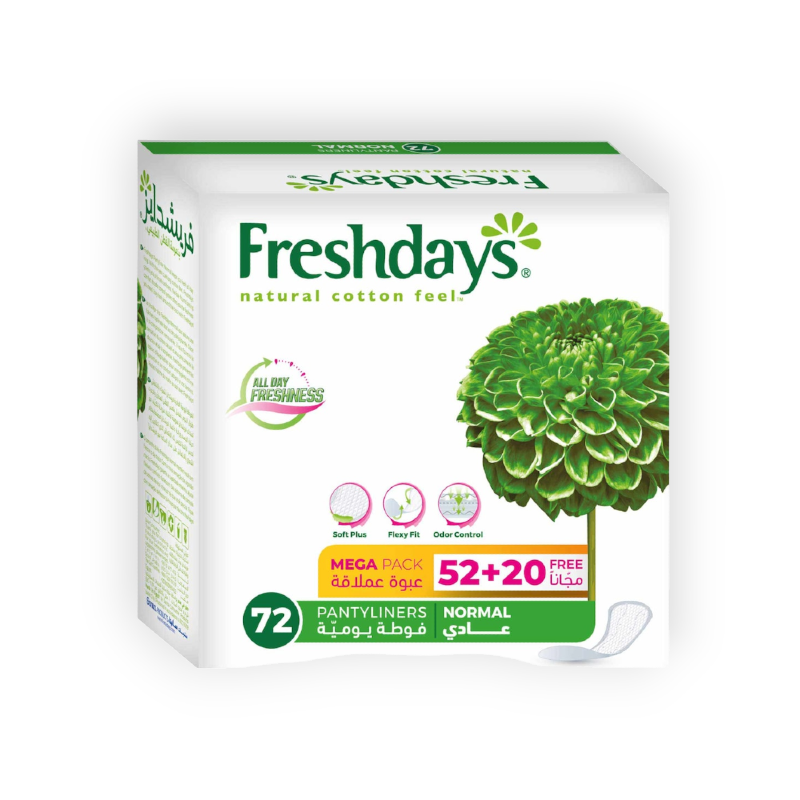 PRIVATE FRESHDAYS NORMAL 52+20 PAC (34846)عادي