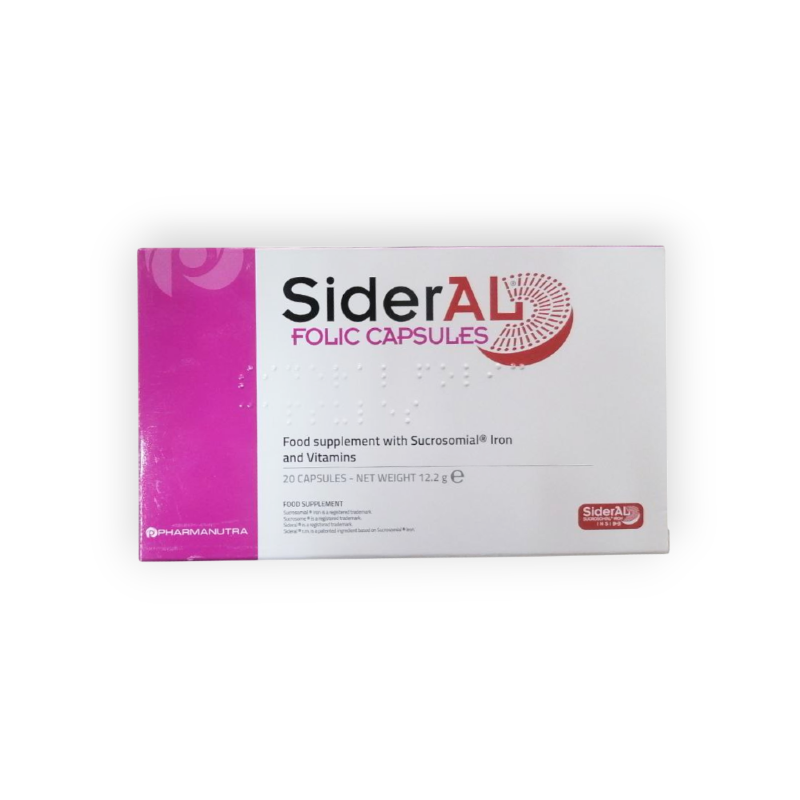 SIDERAL FOLIC 20 CAP