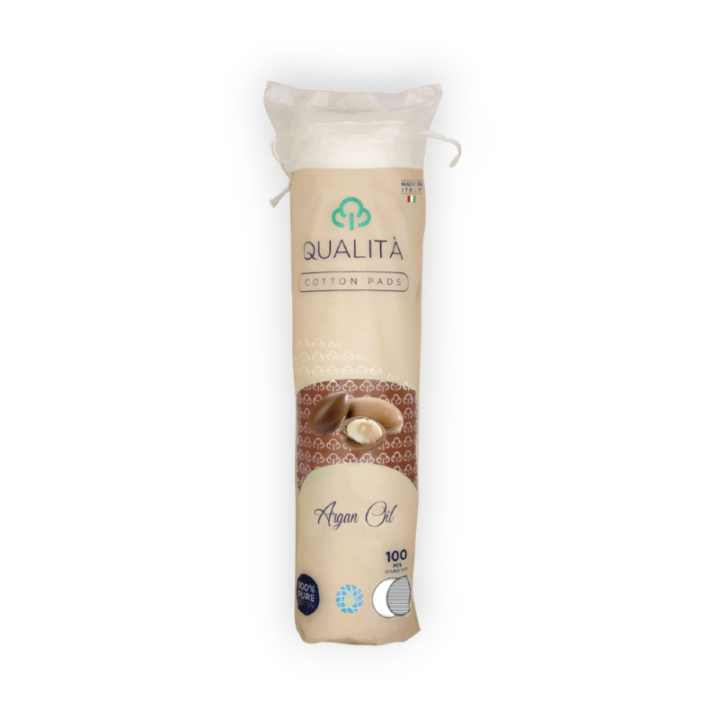 QUALITA COTTON PADS (ARGAN OIL) 100PCS قطن