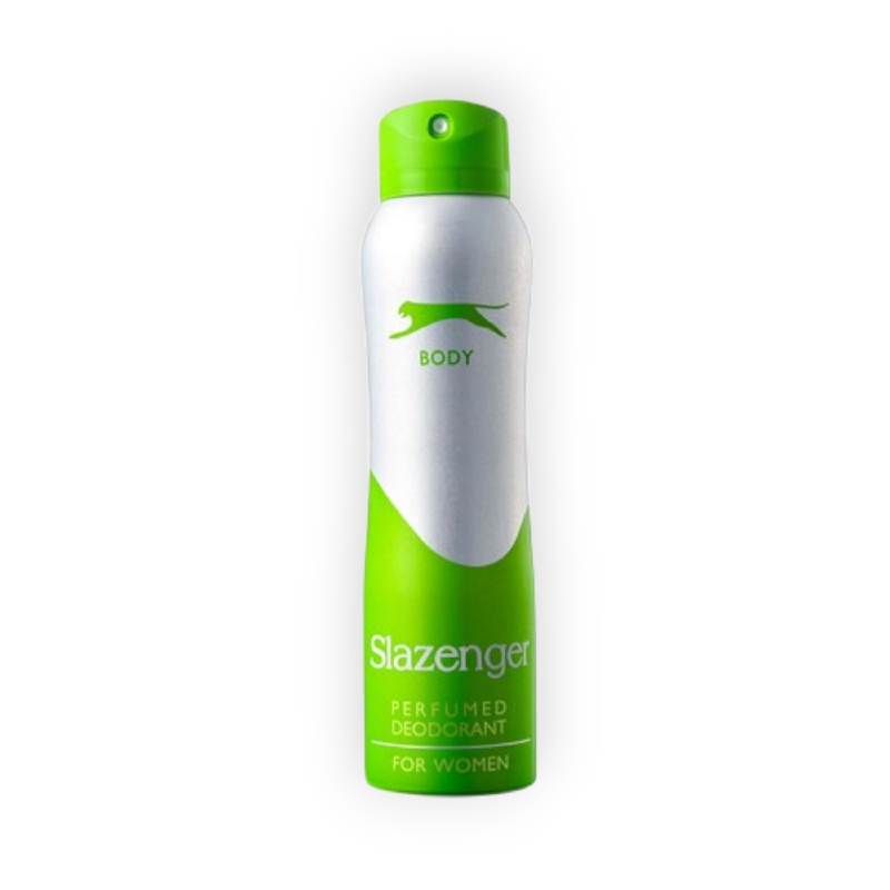 SLAZENGER PERFUMED DEODRANT GREEN 150ML FOR WOMEN
