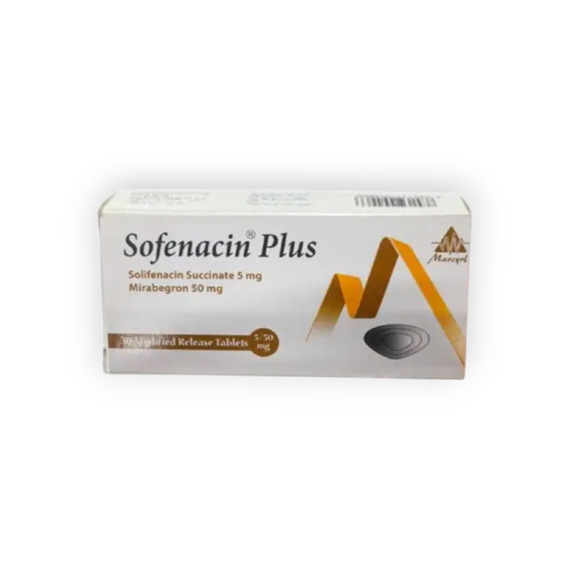 SOFENACIN  PLUS 50-5 MG 30 TAB