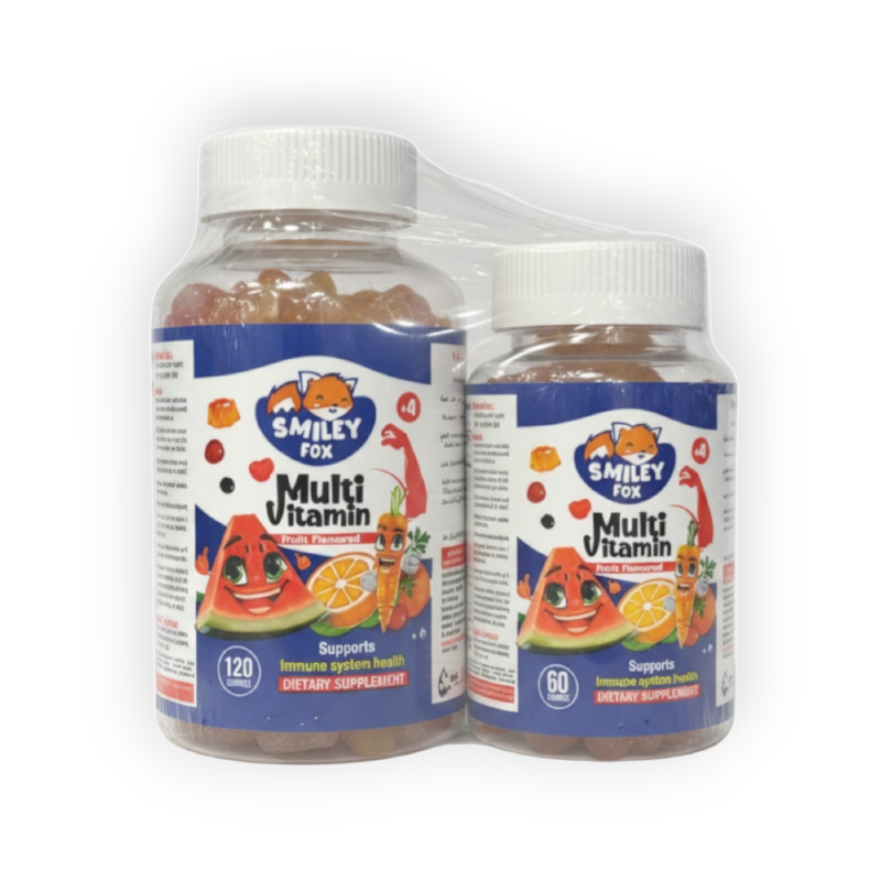 SMILEY FOX MULTI VITAMIN 120 GUM +60GUM FREE