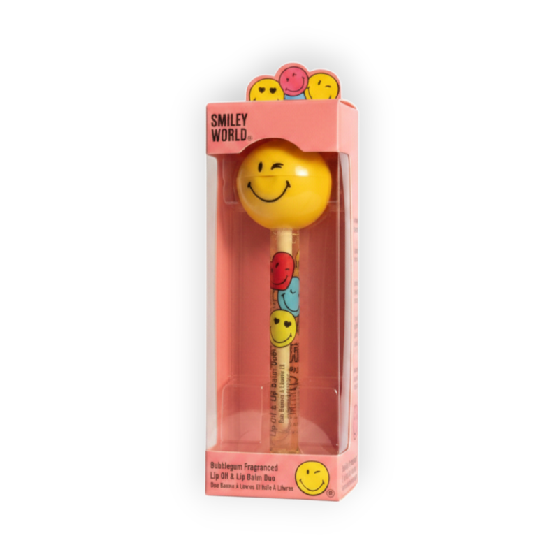 SMILEY WORLD LIP OIL&LIP BALM