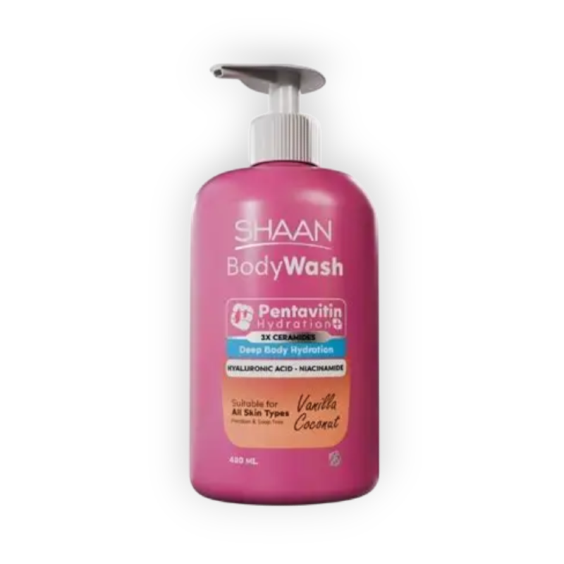 SHAAN BODY WASH (VANILLA COCONUT) 480ML