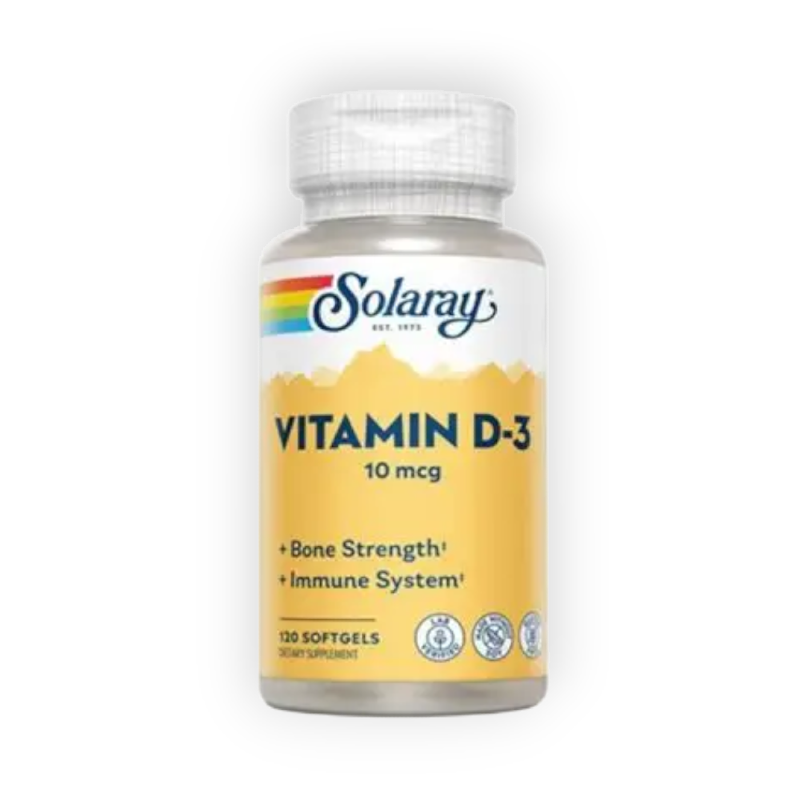 SOLARAY VITAMIN C D-3 BONE STRENGTH A 120 CAP