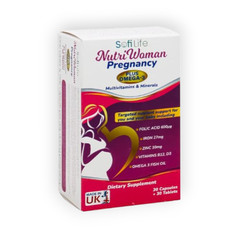 SOFILIFE NUTRI WOMAN PREGNANCY PLUS OMEGA3 30+30CAP