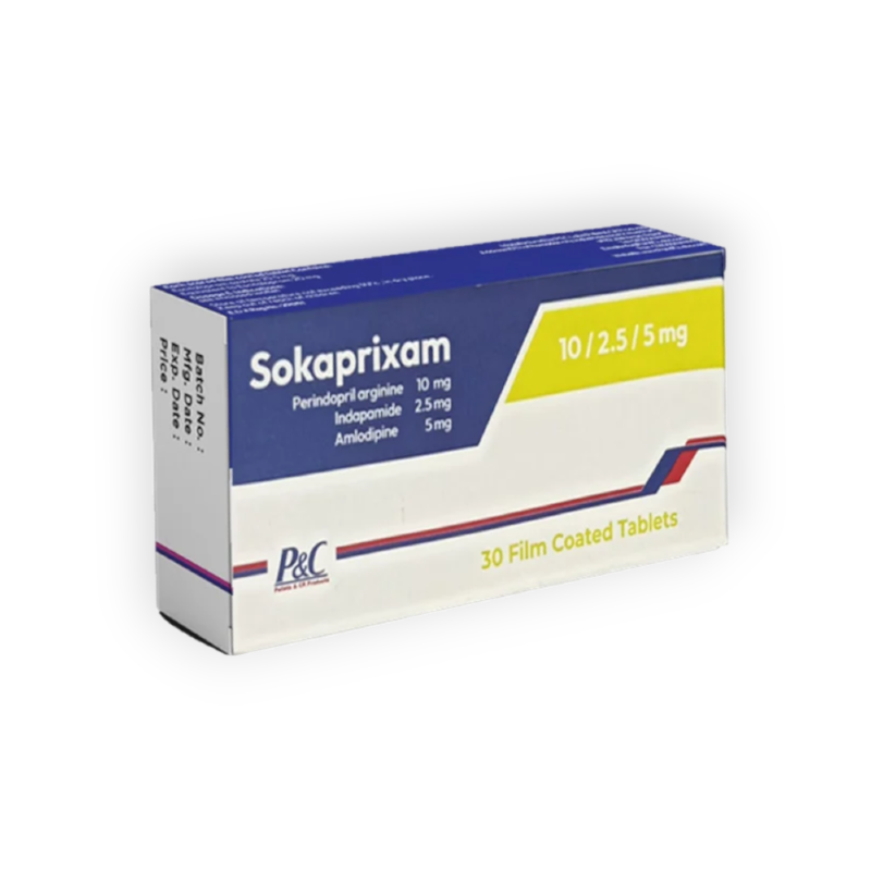 SOKAPRIXAM 10 / 2.5 / 5 MG 30 TAB