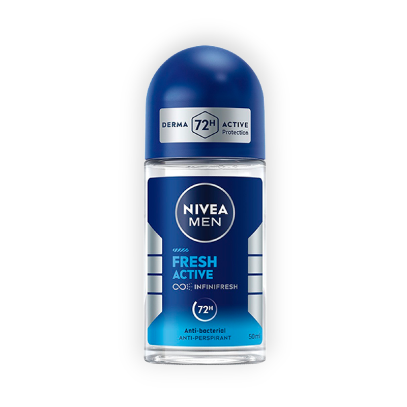 NIVEA DEOD ROLL ON (F ACTIVE) F M 50ML