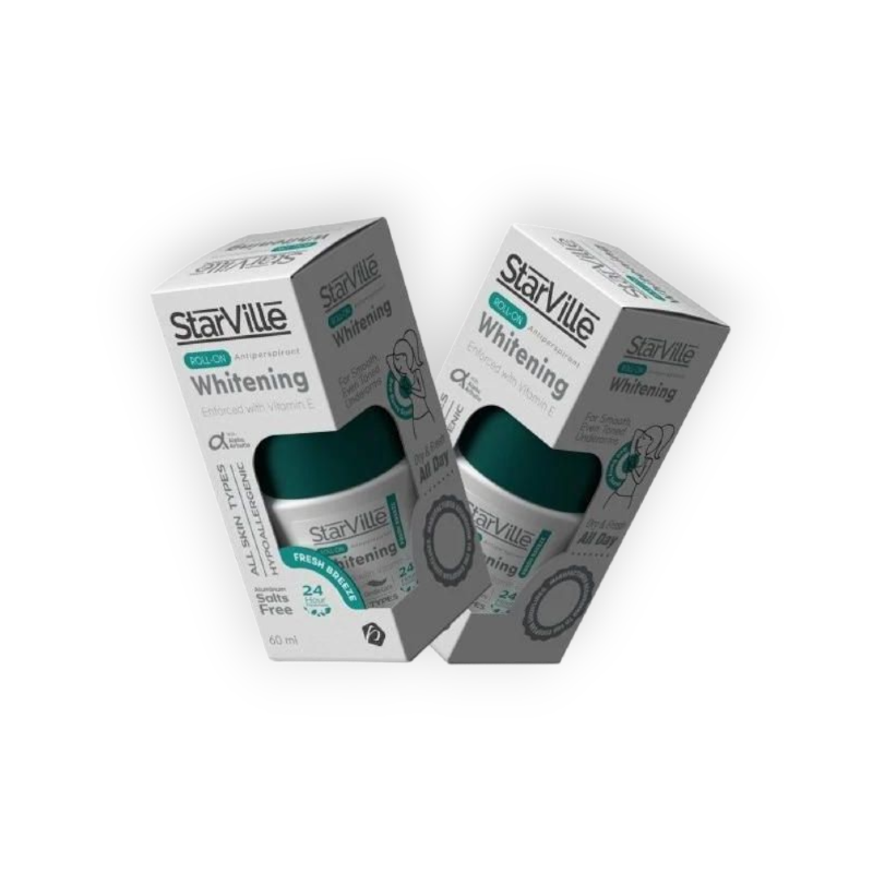 STARVILLE ROLL-ON WHITENING FRESH BREEZE 1+1 60 ML