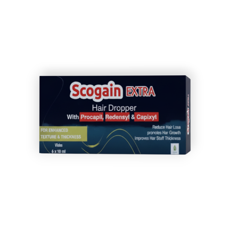 SCOGAIN EXTRA HAIR DROPPER 6 VIALS 10ML