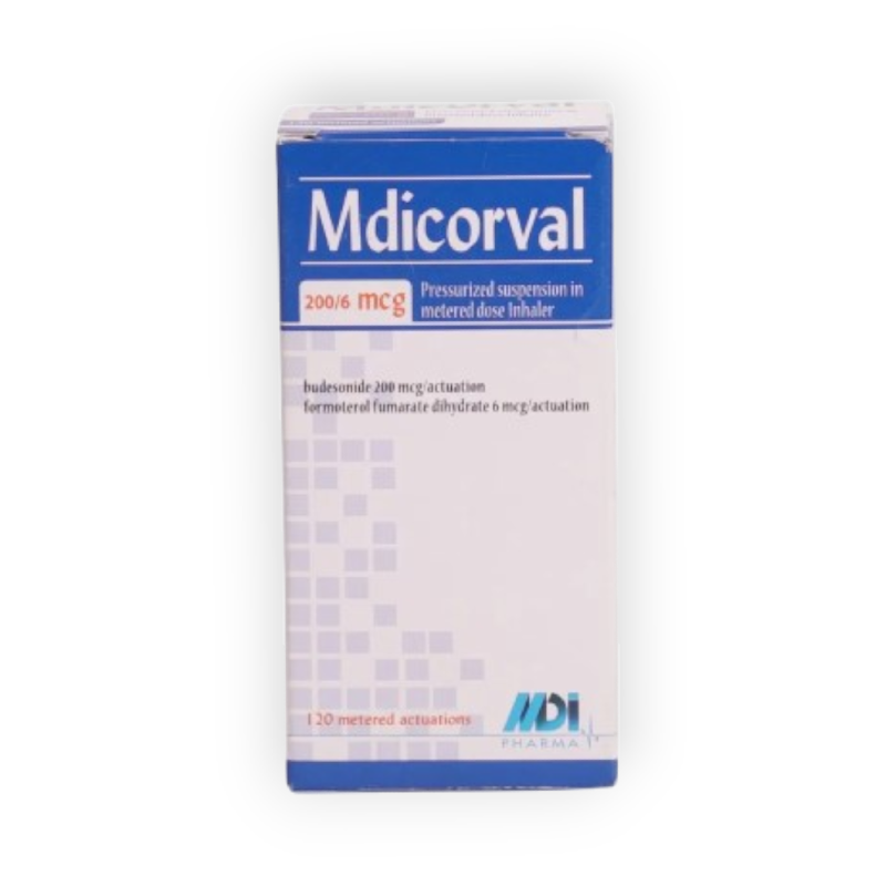 MDICORVAL 200 MCG INHALER