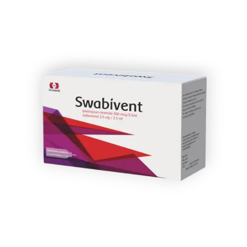 SWABIVENT 20 VIAL  2.5 ML سعر جديد