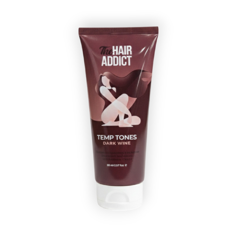 THE HAIR ADDICT TEMP TONES (DARK WINE) 88ML