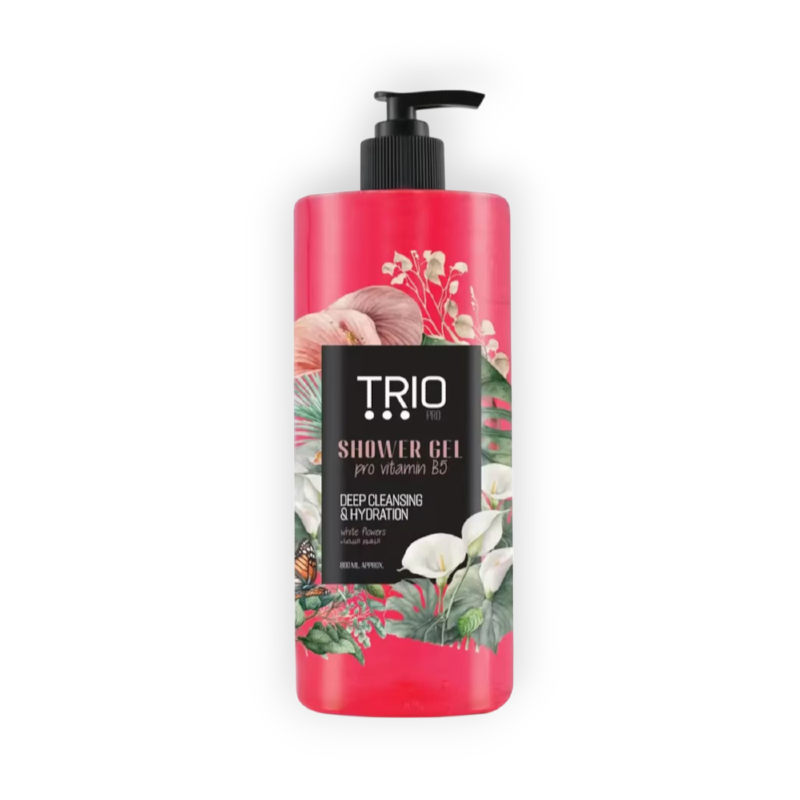 TRIO PRO SHOWER GEL (WHITE ROSE) 800ML