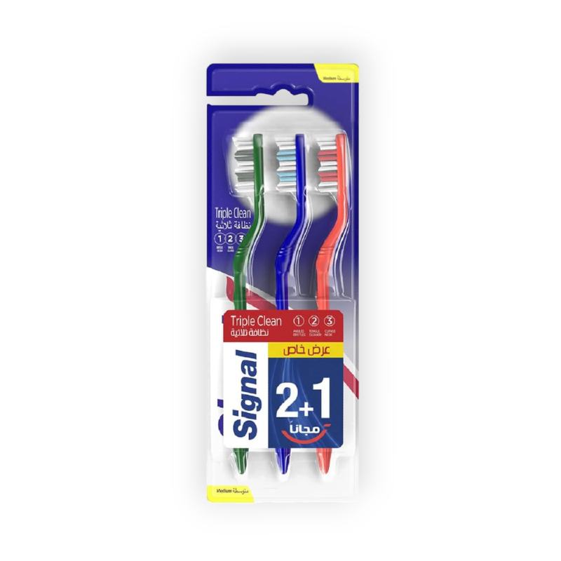 SIGNAL TOOTHBRUSH TRIPLE CLEAN MEDIUM