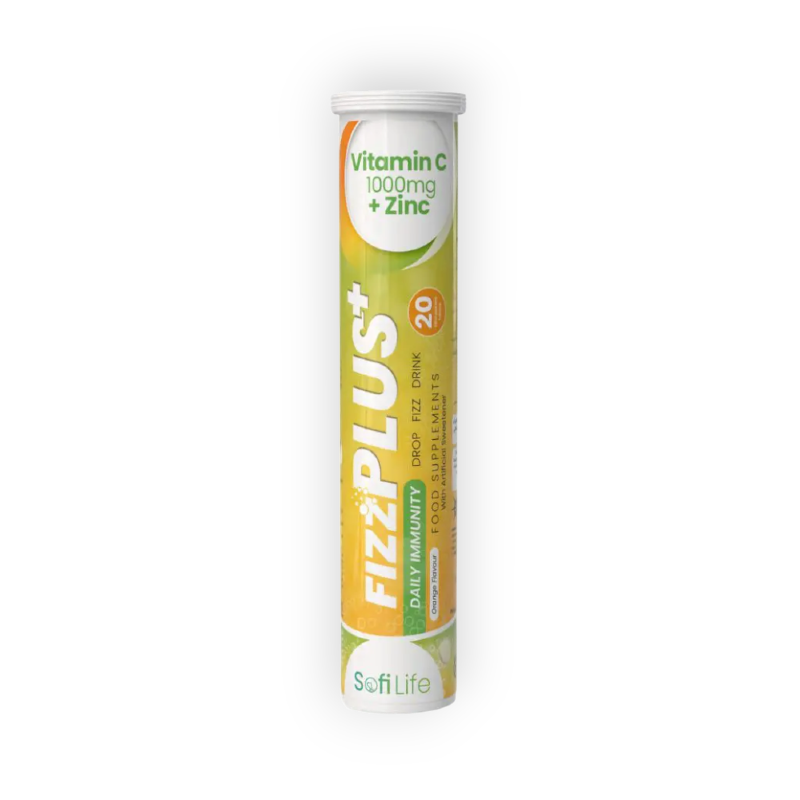 SOFILIFE FIZZ PLUS VITAMIN C 1000 + ZINC MG  20 EFF TAB