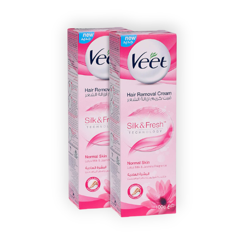 VEET HAIR REMOVAL CREAM NORMAL (1+1) 100ML OFFER