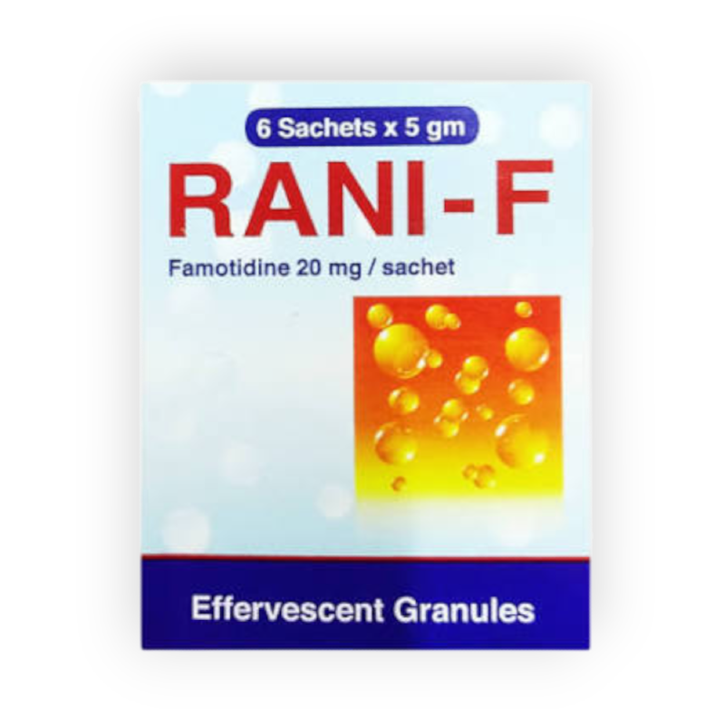 RANI   F ( FAMOITIDINE )  6 SACHETS سعر جديد