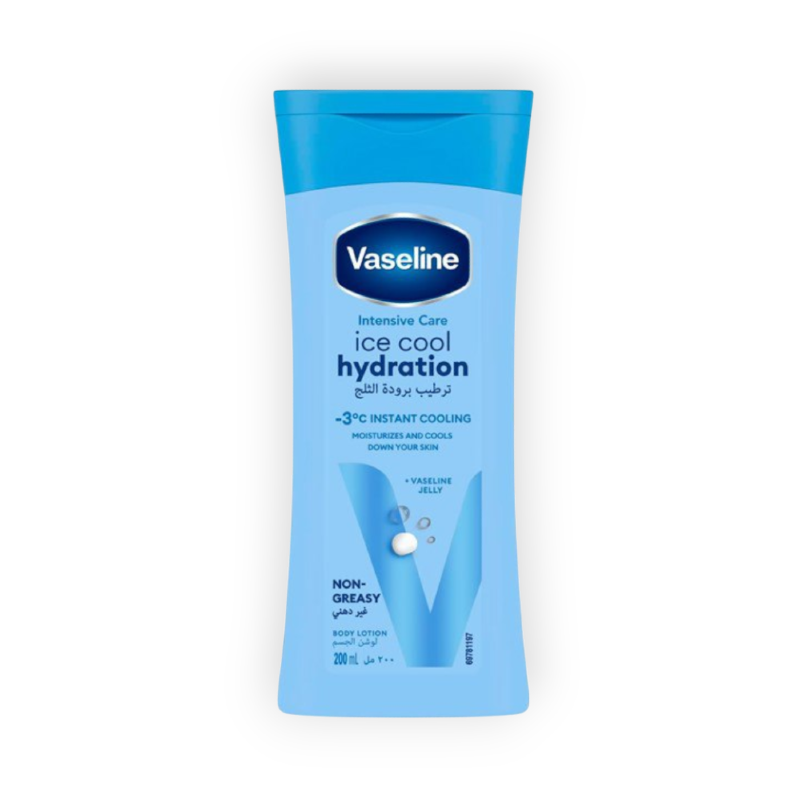 VASELINE BODY LOTION ICE COOL HYDRATION 200ML UN