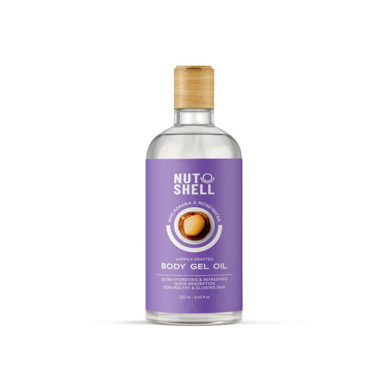 NUT SHELL BODY GEL OIL (MACADAMIA) 250ML
