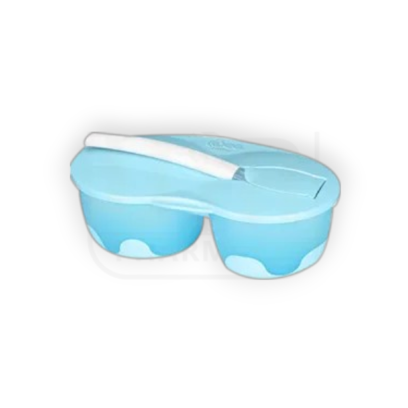 WEE BABY 2SECTION WEANING BOWL SET 6+M (886)
