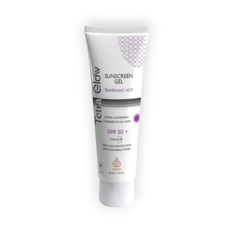 TETRAGLOW SUNSCREEN GEL SPF50+ 50ML