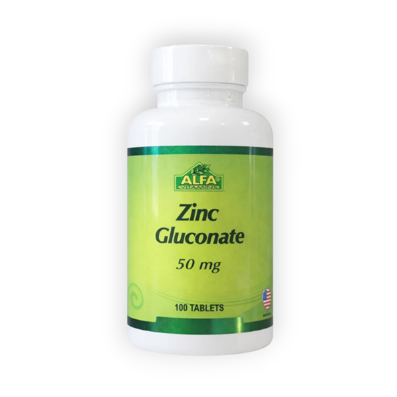ZINC GLUCONATE 50 MG 100 CAP ALFA