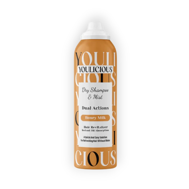 YOULICIOUS DRY SHAMPOO&MIST (HONEY MILK) 200ML