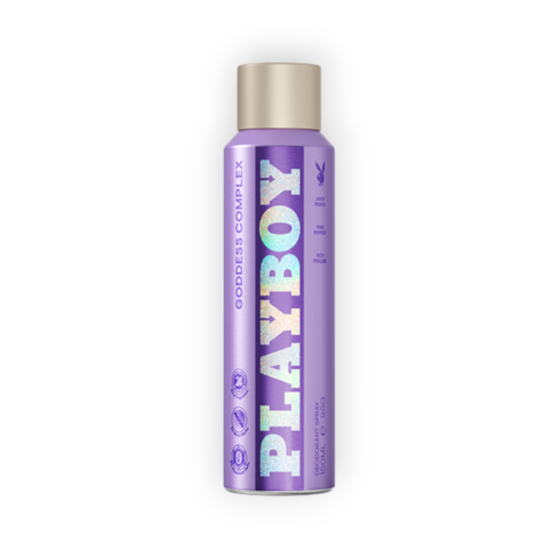 PLAY BOY DEOD SPRYA  F/WOMEN (GODDESS COMPLEX) 150ML