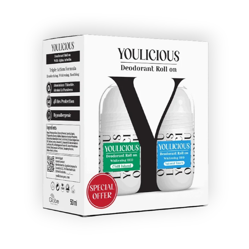 YOULICIOUS DEOD ROLL-ON (NATURAL TOUCH&CHILL ISLAND) 1+1 50ML