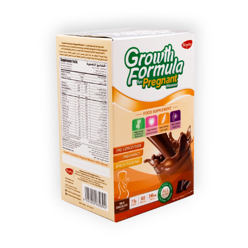 GROWTH FORMULA PREG WOMEN CHOCO 250 GM POWDER