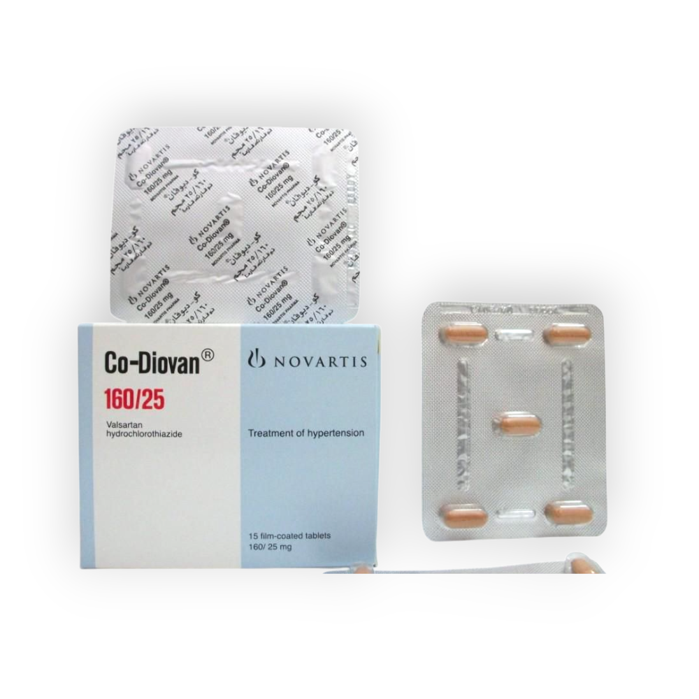 CO DIOVAN 160 / 25 MG 10 TABLET