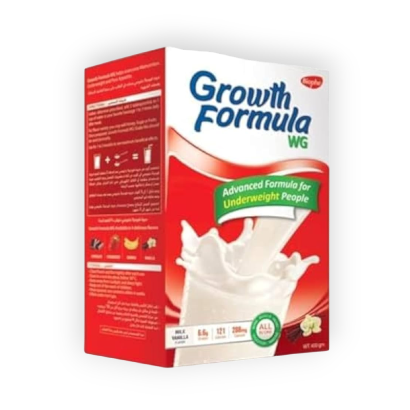 GROWTH FORMULA WG VANILA  400 MG POWDER