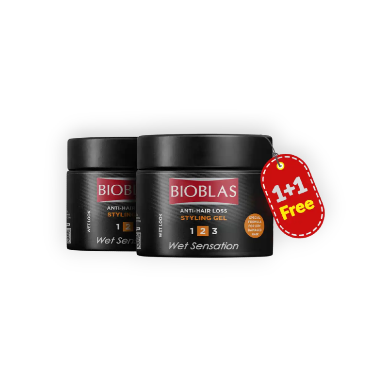 BIOBLAS ANTI HAIR LOSS STYLING GEL 150 ML +1 FREE