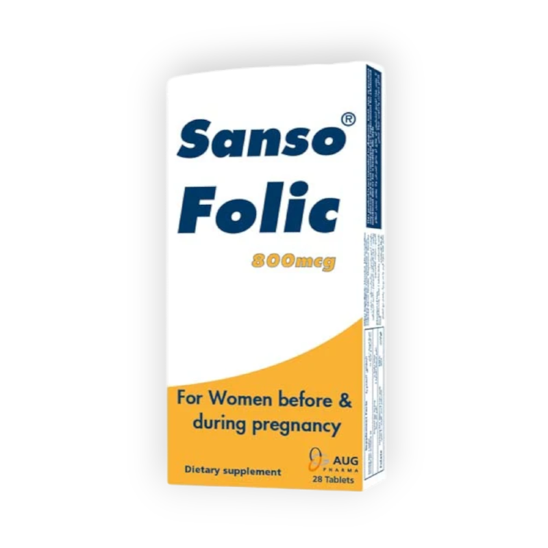 SANSO FOLIC 800 MG 28 CAP